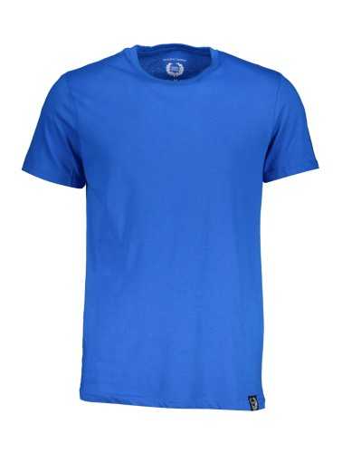 GIAN MARCO VENTURI MEN'S SHORT SLEEVED T-SHIRT BLUE