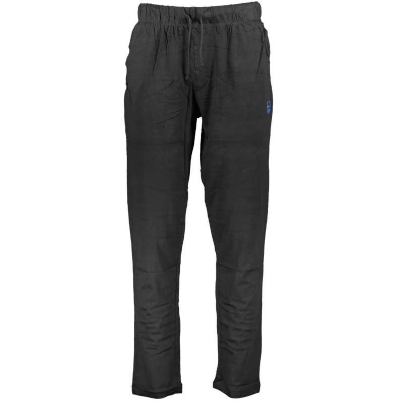 GIAN MARCO VENTURI BLACK MAN TROUSERS