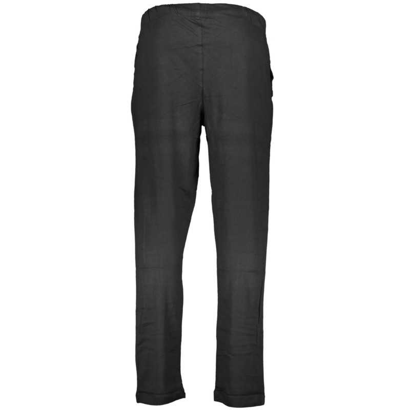 GIAN MARCO VENTURI BLACK MAN TROUSERS