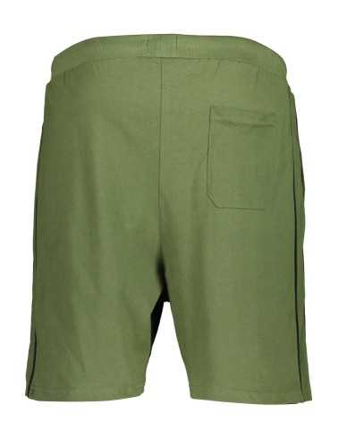 GIAN MARCO VENTURI MEN'S GREEN SHORTS