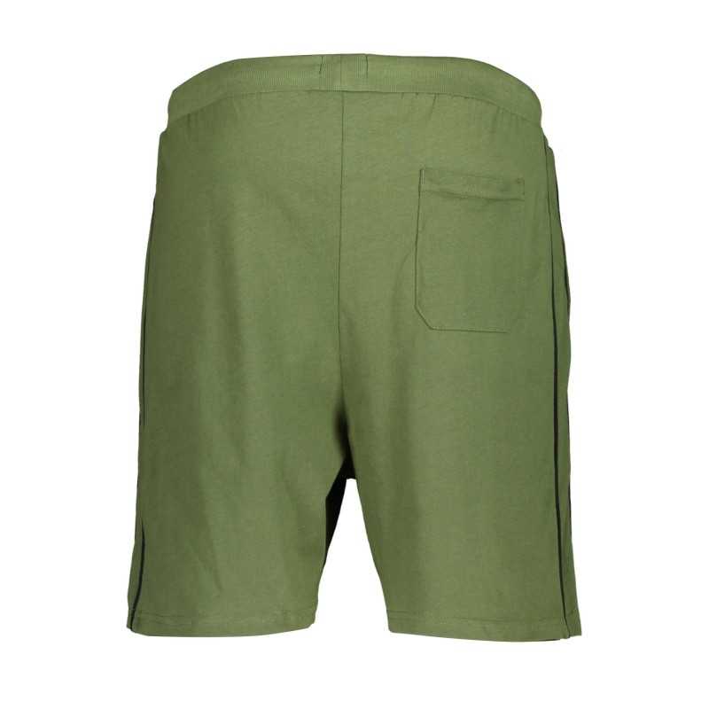 GIAN MARCO VENTURI MEN'S GREEN SHORTS