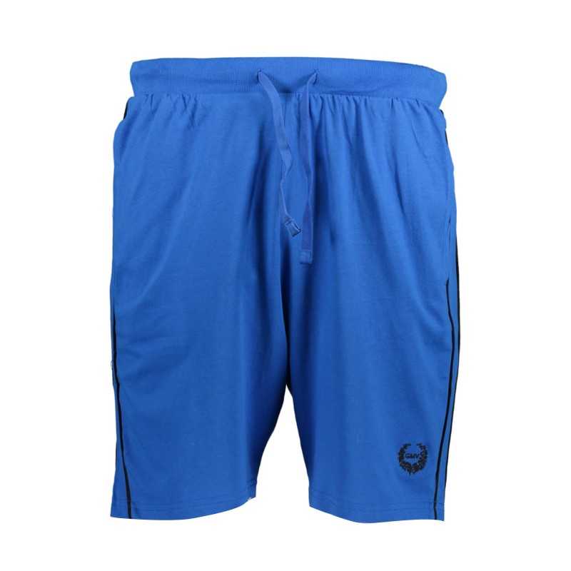 GIAN MARCO VENTURI MEN'S SHORT PANTS BLUE