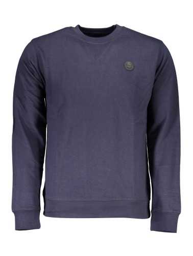 GIAN MARCO VENTURI BLUE MAN SWEATSHIRT WITHOUT ZIP