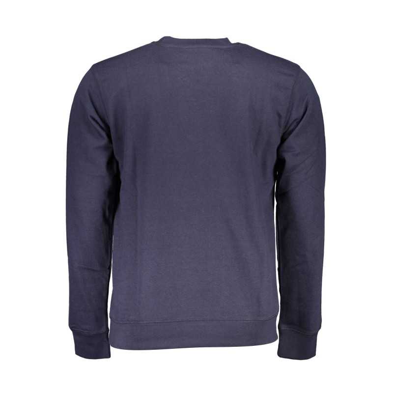 GIAN MARCO VENTURI BLUE MAN SWEATSHIRT WITHOUT ZIP