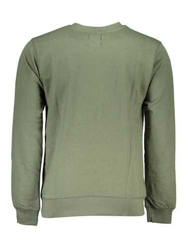 GIAN MARCO VENTURI MEN'S GREEN SWEATSHIRT WITHOUT ZIP