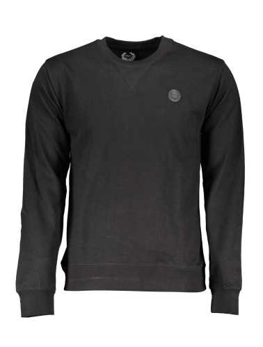 GIAN MARCO VENTURI BLACK MAN SWEATSHIRT WITHOUT ZIP