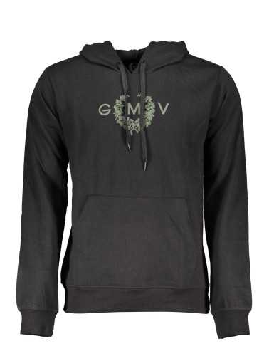 GIAN MARCO VENTURI BLACK MAN SWEATSHIRT WITHOUT ZIP