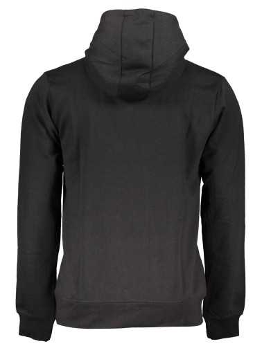 GIAN MARCO VENTURI BLACK MAN SWEATSHIRT WITHOUT ZIP