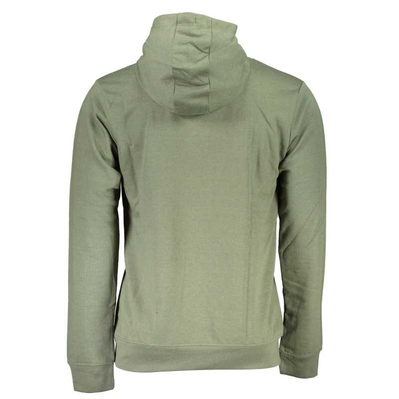 GIAN MARCO VENTURI MEN'S GREEN SWEATSHIRT WITHOUT