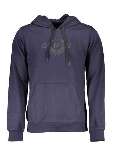 GIAN MARCO VENTURI BLUE MAN SWEATSHIRT WITHOUT ZIP