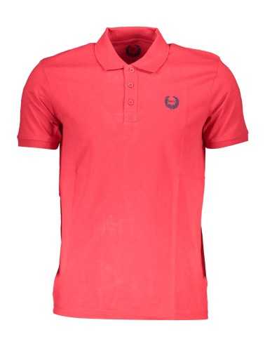 GIAN MARCO VENTURI MEN'S POLO SHORT SLEEVE RED