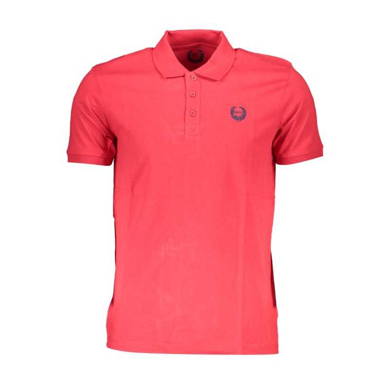 GIAN MARCO VENTURI MEN'S POLO SHORT SLEEVE RED