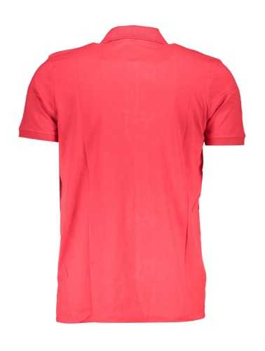 GIAN MARCO VENTURI MEN'S POLO SHORT SLEEVE RED