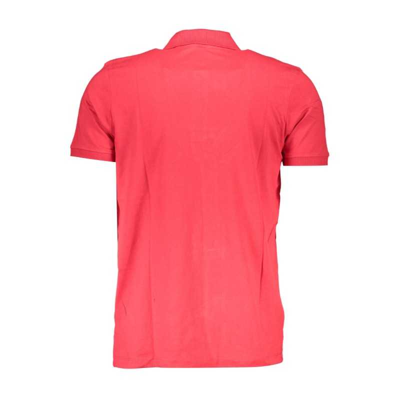 GIAN MARCO VENTURI MEN'S POLO SHORT SLEEVE RED