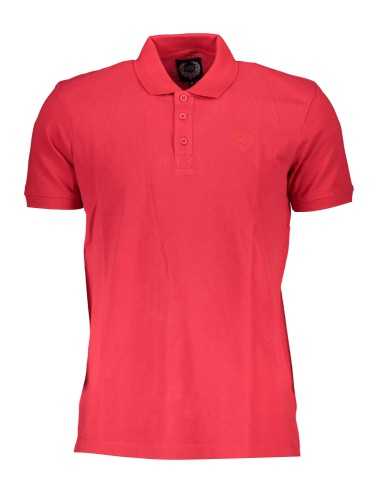 GIAN MARCO VENTURI MEN'S POLO SHORT SLEEVE RED