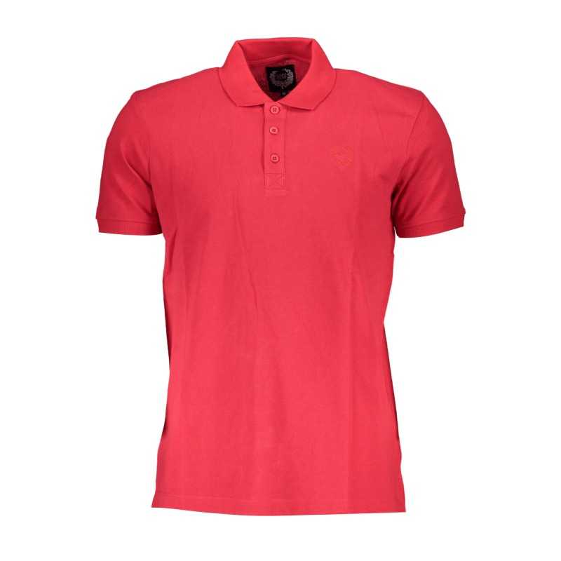 GIAN MARCO VENTURI MEN'S POLO SHORT SLEEVE RED