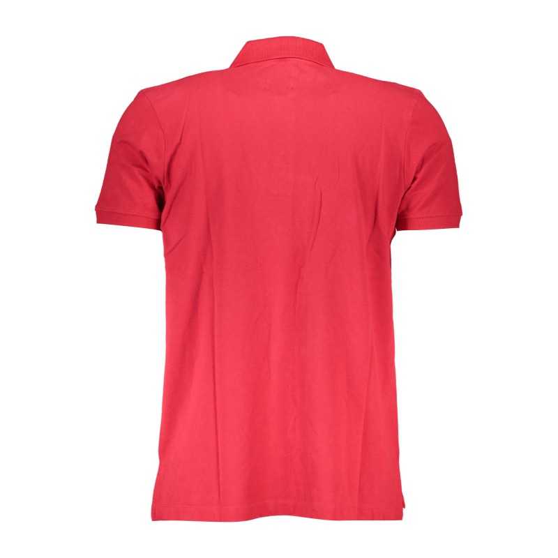 GIAN MARCO VENTURI MEN'S POLO SHORT SLEEVE RED