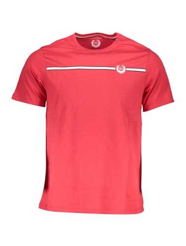 GIAN MARCO VENTURI MEN'S SHORT SLEEVE T-SHIRT RED