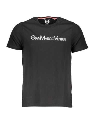 GIAN MARCO VENTURI BLACK MAN SHORT SLEEVE T-SHIRT