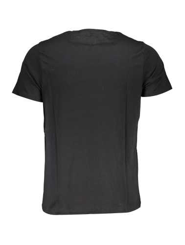 GIAN MARCO VENTURI BLACK MAN SHORT SLEEVE T-SHIRT