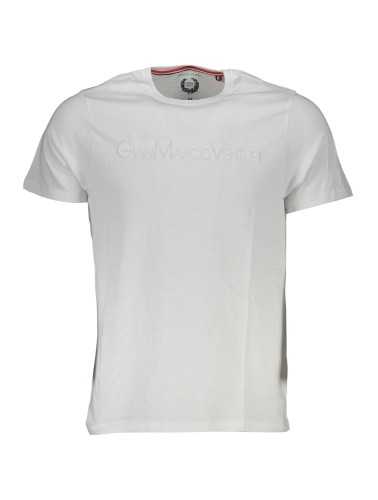 GIAN MARCO VENTURI MEN'S SHORT SLEEVE T-SHIRT WHITE