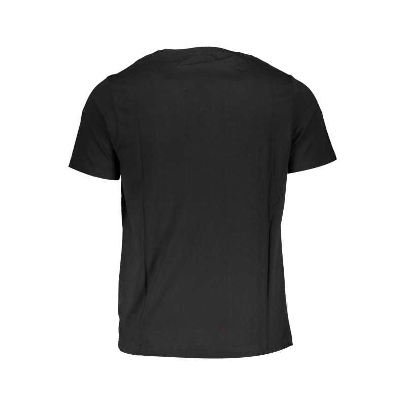 GIAN MARCO VENTURI BLACK MAN SHORT SLEEVE T-SHIRT