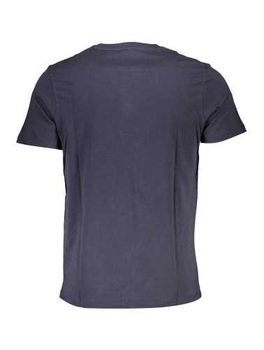 GIAN MARCO VENTURI MEN'S SHORT SLEEVED T-SHIRT BLUE