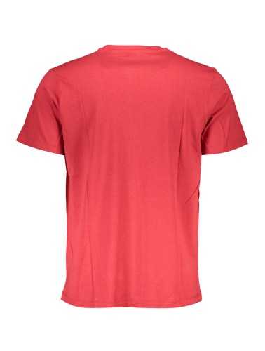 GIAN MARCO VENTURI MEN'S SHORT SLEEVE T-SHIRT RED