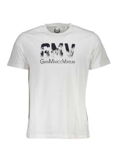 GIAN MARCO VENTURI MEN'S SHORT SLEEVE T-SHIRT WHITE