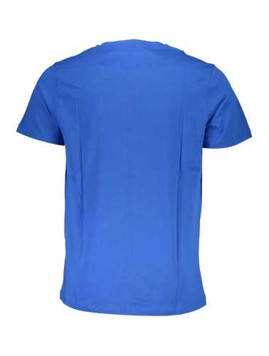 GIAN MARCO VENTURI MEN'S SHORT SLEEVED T-SHIRT BLUE