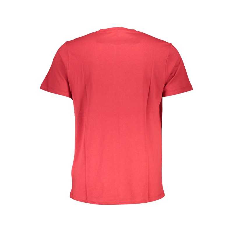 GIAN MARCO VENTURI MEN'S SHORT SLEEVE T-SHIRT RED