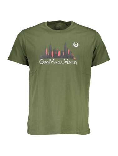 GIAN MARCO VENTURI T-SHIRT MANICHE CORTE UOMO VERDE