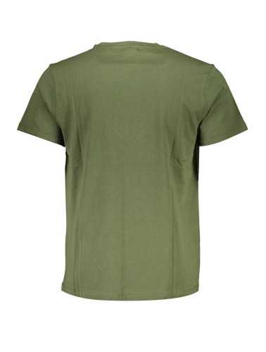 GIAN MARCO VENTURI MEN'S SHORT SLEEVED T-SHIRT GREEN