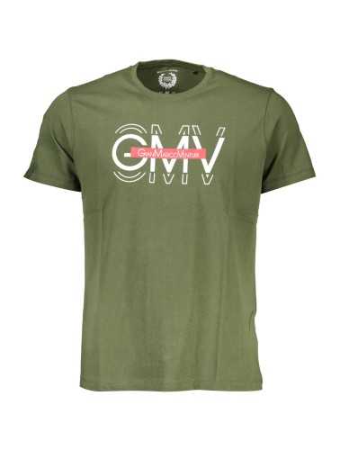 GIAN MARCO VENTURI MEN'S SHORT SLEEVED T-SHIRT GREEN