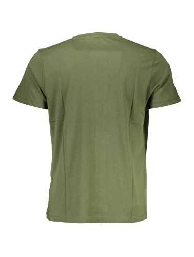 GIAN MARCO VENTURI MEN'S SHORT SLEEVED T-SHIRT GREEN