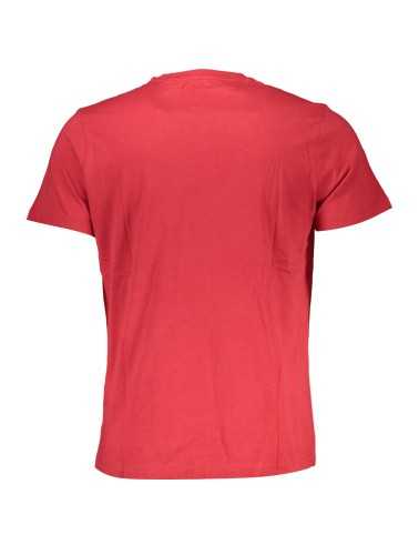 GIAN MARCO VENTURI MEN'S SHORT SLEEVE T-SHIRT RED