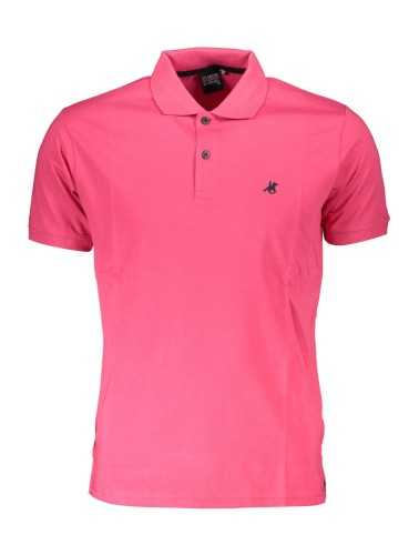 US GRAND POLO PINK MEN'S SHORT SLEEVED POLO SHIRT