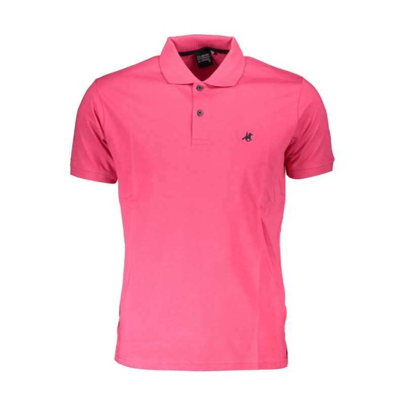 US GRAND POLO PINK MEN'S SHORT SLEEVED POLO SHIRT