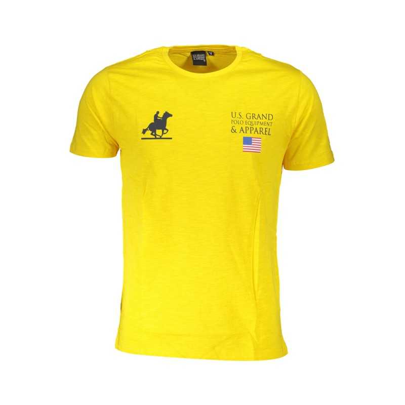 U.S. GRAND POLO T-SHIRT MANICHE CORTE UOMO GIALLO