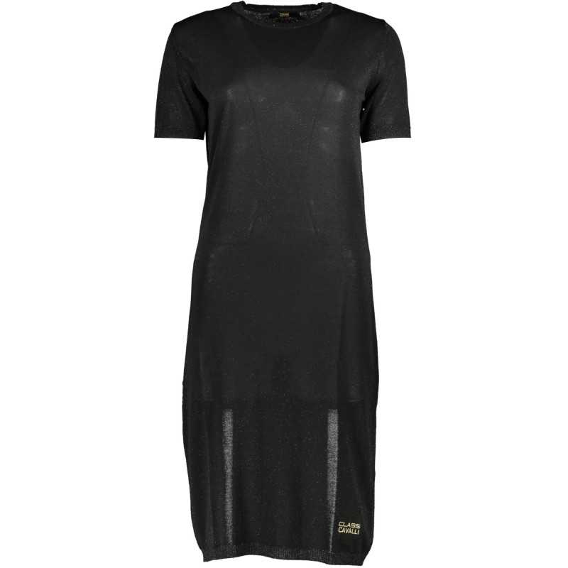 CAVALLI CLASS WOMEN'S SHORT DRESS BLACK