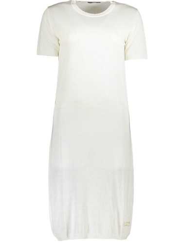 CAVALLI CLASS WOMEN'S SHORT DRESS WHITE