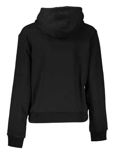 CAVALLI CLASS BLACK SWEATSHIRT WITHOUT ZIP