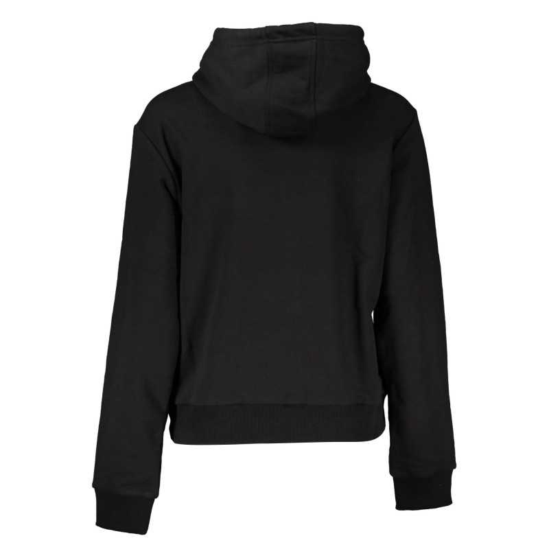 CAVALLI CLASS BLACK SWEATSHIRT WITHOUT ZIP