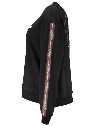 CAVALLI CLASS FELPA SENZA ZIP DONNA NERO