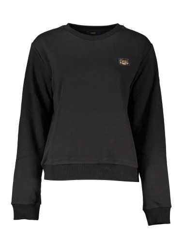 CAVALLI CLASS BLACK SWEATSHIRT WITHOUT ZIP