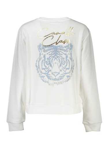 CAVALLI CLASS SWEATSHIRT WITHOUT ZIP WOMAN WHITE