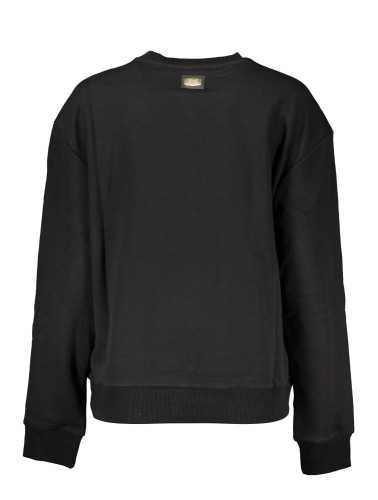 CAVALLI CLASS BLACK SWEATSHIRT WITHOUT ZIP