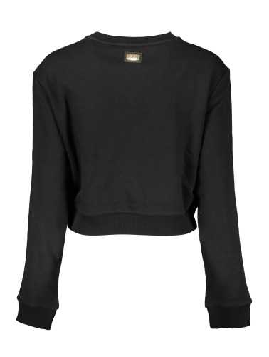 CAVALLI CLASS BLACK SWEATSHIRT WITHOUT ZIP