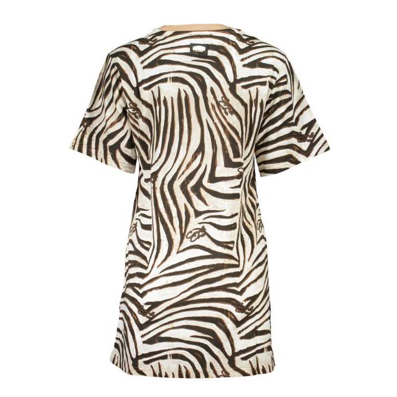 CAVALLI CLASS WOMEN'S BEIGE SHORT DRESS