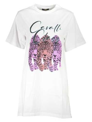 CAVALLI CLASS WOMEN'S SHORT DRESS WHITE